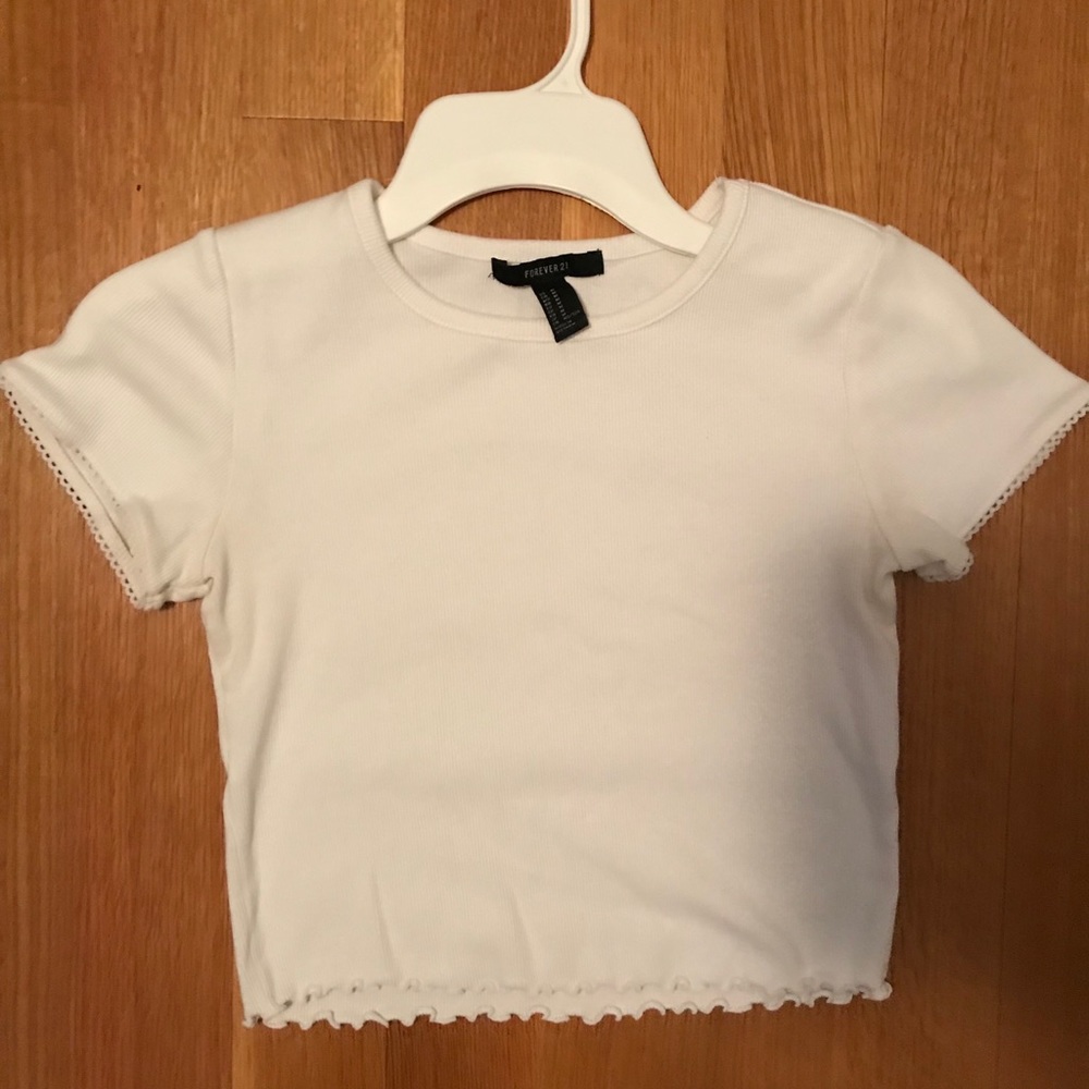 F21 Ribbed Crop Top
